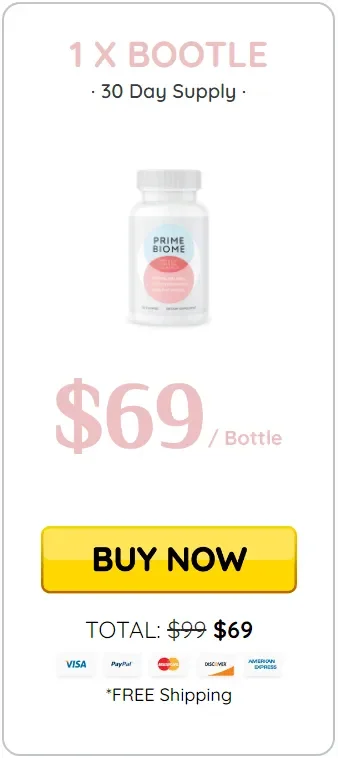 Primebiome price 1 bottle